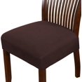 thumbnail image 1 of 2 Piezas Fundas De Asiento De Silla De Comedor Fundas De Asiento De Silla De Licra Elástica Fundas De Cojín De Asiento De Silla para Comedor Sillas De Cocina Silla Lavable Extraíble S, 1 of 5
