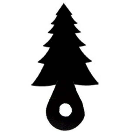 Pine Iron Base - Village Wrought Iron DHK-42 Pine Tree - Cabinet Door Silhouette