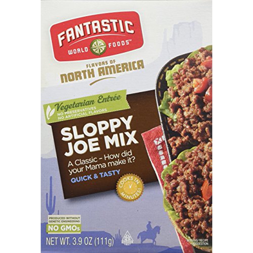 Fantastic Foods Sloppy Joe Mix 3.9 oz Vegan