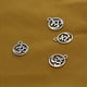 thumbnail image 4 of 30 Piezas Vintage Colgantes Huecos Hallazgos de Joyería de Plata DIY, 4 of 9