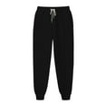 thumbnail image 3 of WCMZJ AUTOMET Womens Sweatpants Fleece Lined Baggy Athletic Jogger with Pockets 2024 Casual Trendy Pants Fall Outfits Black L, 3 of 6