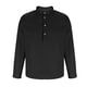 thumbnail image 5 of pstuiky camisas de manga larga para hombre, Blusa de cuello alto con mangas largas y botones de color liso para hombre Tops casuales para hombres xxxl, 5 of 6