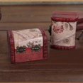 thumbnail image 4 of Visland Retro Stamp Style Metal Lock Wooden Jewelry Storage Box Treasure Necklace Case, 4 of 6
