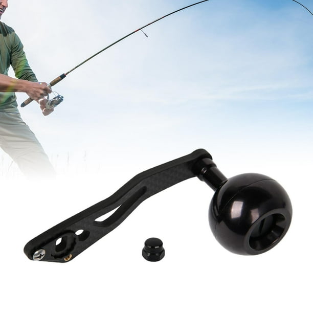 Mango de carrete de pesca DYNWAVEMX de aleación de aluminio Universal Negro