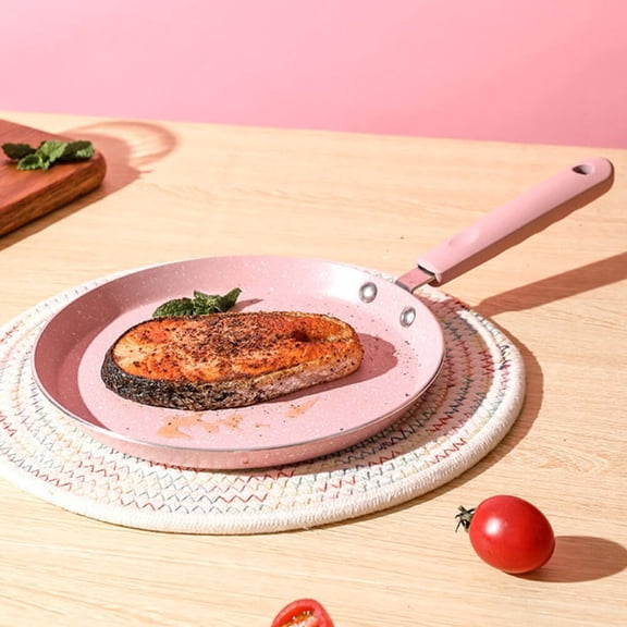 6 Inch Aluminum Skillet with Nonstick Coating, Omelette Pan for Home and Professional Use