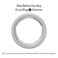 thumbnail image 3 of Oura Ring 4 Ceramic, Petal, Size 8, Smart Wearable, Sleep, Fitness & Heart Rate Tracker, 8-Day Battery (Size Before You Buy), 3 of 10