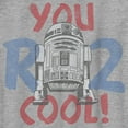 thumbnail image 2 of Boy's Star Wars: A New Hope R2-D2 You R 2 Cool Graphic Tee Athletic Heather X Large, 2 of 5