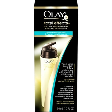 Olay Total Effects 7-In-1 Anti-Aging Moisturizer Plus Cooling Hydration, 1.7 ozᅡᅠ