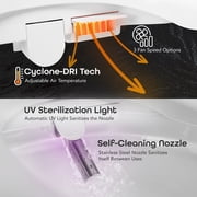 BidetMate 3000 Series Smart Toilet Seat with Bidet Adjustable & Self-Cleaning Heated Bidet