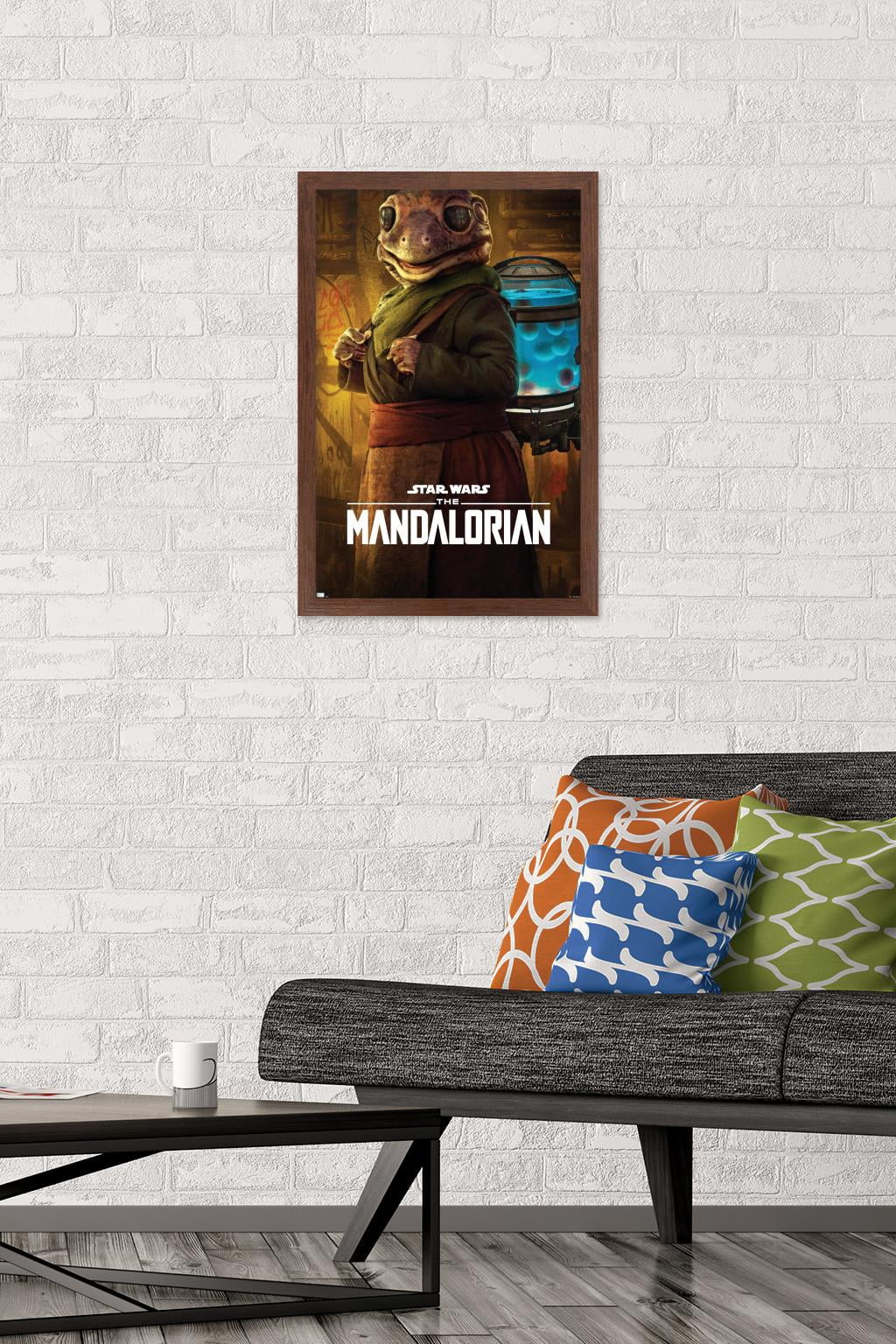 Star Wars: The Mandalorian Season 2 - Frog Lady Wall Poster, 14.725" x 22.375", Framed