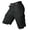 Black, variant on Men's Urban Lightweight Cargo Shorts Water Resistant Rip Stop Cotton Outdoor Hiking Shorts With 9 Pockets