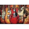 thumbnail image 2 of Art.com Guitar Collage Stretched Canvas Print Wall Art by Bruce Langton, 18" x 12", 2 of 4