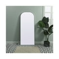 thumbnail image 2 of Elegant Decor Metal Frame Arch Full Length Mirror 28X66 Inch In Black, 2 of 8