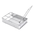 thumbnail image 4 of S SERENABLE Barbecue Grill Cooking Rack Folding Multipurpose Fishing Toaster for Camping, 4 of 9