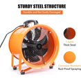 thumbnail image 4 of Ventilador utilitario portátil Dreamdragon de 8 pulgadas con conducto de 33 pies, 4 of 7