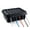 Black, variant on SOCKiTBOX The Original Weatherproof Connection Box Indoor & Outdoor Electrical Cord Enclosure for Timers, Extension Cables, Holiday Lights, Tools, Fountains & More Size Small Green