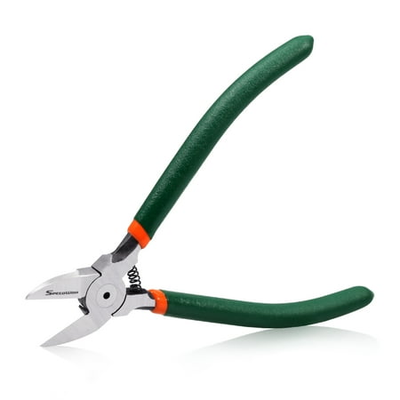 

SPEEDWOX Wire Flush Cutters 6 Inch Precision Side Cutter Wire Cutter Pliers with Spring Functional Precision Tools for Cutting Electronics Wires Handmade and Any Clean Cut Needs