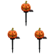 thumbnail image 2 of 3 Piezas Luces Solares LED Estacas Resina Solar Halloween (C) Rojo, 2 of 5