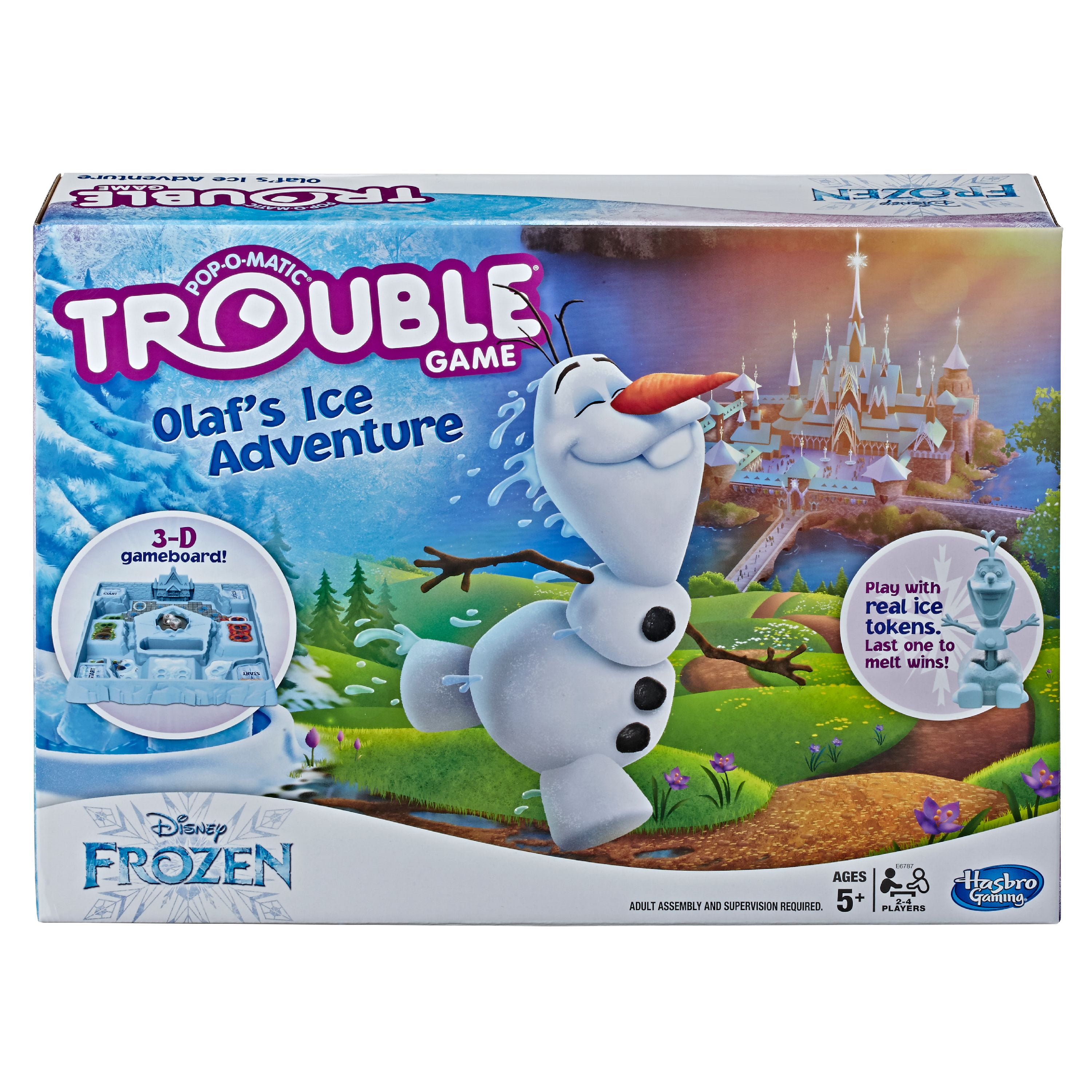 NEW SEALED Disney Frozen 2 Frosted Fishing Snowflake Board Game for Kids 