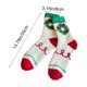 thumbnail image 3 of Calcetines navideños de polar para mujer | Calcetines térmicos ultrasuaves de invierno | Calcetines antideslizantes de media pantorrilla | Estampados festivos | Pack de 2 para estar en casa, 3 of 5
