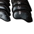 thumbnail image 2 of 9 cubiertas de hierro para golf de protección de material cuero cubiertas de Club 7,8,9,a,P antideslizantes cubiertas DYNWAVEMX Cubierta de cabeza de hierros de golf, 2 of 4