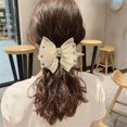 thumbnail image 2 of CLGZS Korean-Style Organza Girl Hair Ring Female Hair Head Rope Female Rubber Band Hair Rope Coil Hair Headdress (Color : D, Size : 1), 2 of 4