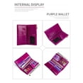 thumbnail image 3 of TAZAG high-quality oil wax leather long women's wallet multi-card slot genuine leather clutch bag multi-functional zipper coin purse, 3 of 4