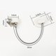thumbnail image 2 of Cerradura para refrigerador, cerradura de aleación de zinc con pegamento, kit de cerradura para puerta, cerradura de seguridad autoadhesiva a prueba de niños con llave (1 pieza blanca), 2 of 5