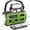 Green-Black, variant on 10000mah Emergency Radio Noaa Weather With Am/fm 37000mwh Rechargeable Phone Power Usb/solar/hand Crank Charging Led Flashlight Sos Alarm Reading Lamp For Indoor/outdoor Emergencies