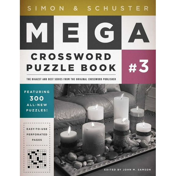 S&s Mega Crossword Puzzles Simon & Schuster Mega Crossword Puzzle Book #3, Book 3, (Paperback)