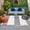 White, variant on Black Boho Outdoor Rug 6x9 Ft, Non Slip Washable Area Rug, Vintage Abstract Striped Geometric Motifs Patio Rugs Carpet Runner, Large Floor Mat for Indoor/Outdoor Deck Porch Camping