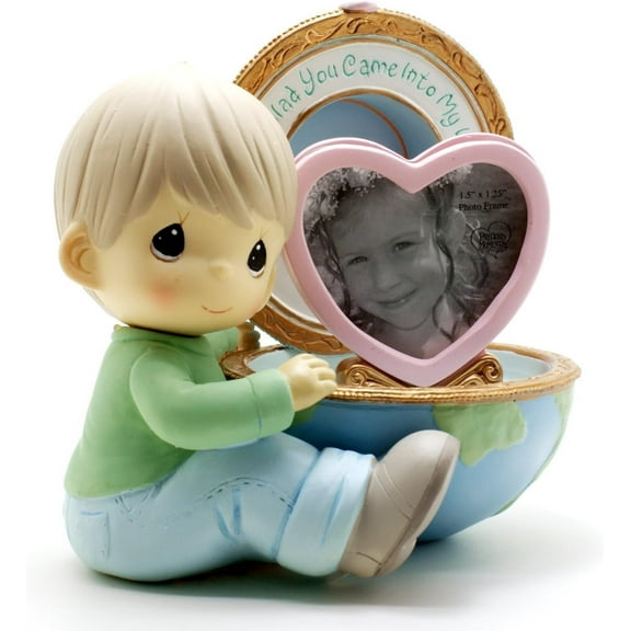 Precious Moments Figurine with Mini Photo Frame