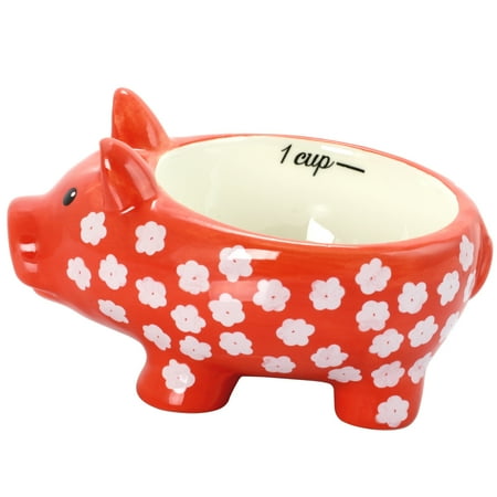 Life on the Farm 4-Piece Pig Shape Figural Measuring Cup Set Life on the Farm 4-Piece Pig Shape Figural Measuring Cup Set