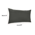thumbnail image 5 of PiccoCasa 2 Pack Soft Microfiber Pillow Case, 14" x 20", Grey Envelope Closure, 5 of 6