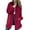 Wine, variant on Breezora Women's Cozy Lined Hooded Zip Up Jacket With Pockets Long Sleeve Cardigan Style Winter Outerwear L Size Black