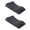 Black 2 Pcs, variant on 4PACK Tire Saver Ramps Anti-Slip Design Black Hard Plastic 17.3x7.8 Inches