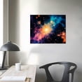 thumbnail image 3 of Nawypu  Canvas Wall Art Galaxy Nebula Starry Cosmic Painting Pictures Panoramic Canvas Arotwork Universe Stars Outer Space Wall Art for Home Office Decoration Framed Ready to Hang, 3 of 4