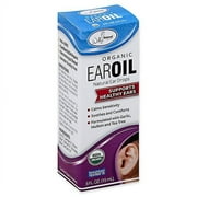 Wally's Natural Organic Ear Oil Drops Support Healthy Ears, 0.5oz, 4-Pack