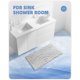 thumbnail image 5 of Color G Light Grey Bathroom Rugs Absorbent Bath Mat For Shower, 20 X 32 Non Slip Bath Rugs For Bathroom, Soft Washable Bathmats Small Bathroom Floor M, 5 of 5