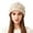 Beige, variant on Baseball Cap Autumn And Winter Woolen Hats Korean Style Versatile Making The Look Rainbow Knitted Hats Large Head Warm Pullover Hats Hats For Women