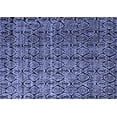 thumbnail image 1 of Ahgly Company Indoor Rectangle Abstract Blue Modern Area Rugs, 5' x 7', 1 of 4