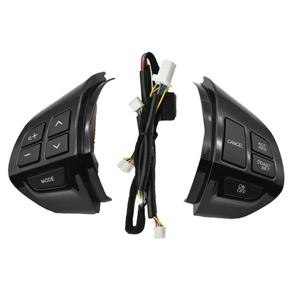 Steering Wheel Control Switch Button For Mitsubishi Outlander Sport 2007 2008 2009 2010 2011 2012, Auto Steering Wheel Buttons Audio Phone Bluetooth Cruise Control Car Switches-black
