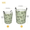 thumbnail image 4 of Uemuo Green Snake Pattern Circular Laundry Hamper Basket with handles,Collapsible laundry basket,Large capacity laundry hamper,Laundry Organizer-Small, 4 of 8