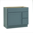 thumbnail image 2 of Vanity Art 36" W Plywood Freestanding Single Base 2 Drawers Storage Cabinet with Soft Close Door, 2 of 3