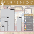thumbnail image 6 of Superior Arona Modern Non-Slip Indoor Runner 2'7" x 6', Multicolor, 6 of 6