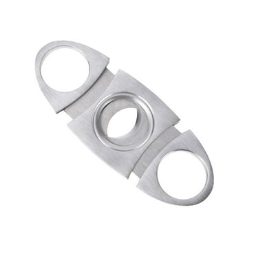 LoyGkgas New Cigar Cutter Guillotine Stainless Steel Double Blades Cigar Scissors Gift