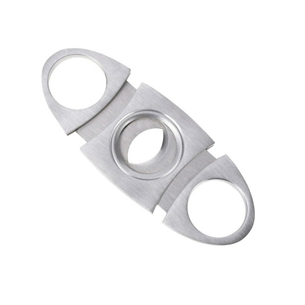 SHUWND Cigar Cutter Guillotine Stainless Steel Double Blades Cigar