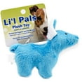 thumbnail image 2 of Li'l Pals Plush Petite Dog Toy for Small Dogs, Blue, 2 of 5