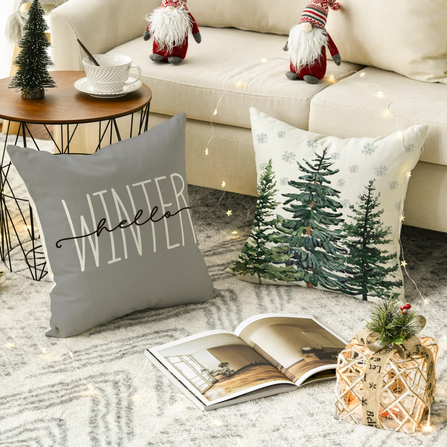 Outdoor christmas pillows discount