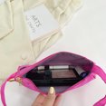 thumbnail image 4 of Bolso De Mujer Bolsa de mano de nailon para mujer, Bolsa de hombro para axilas de viaje (rosa roja) Likrtyny Para Estrenar, 4 of 9